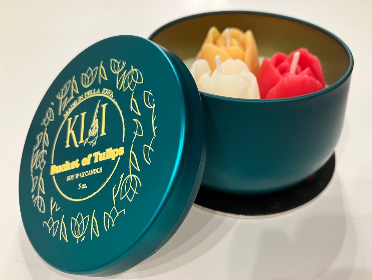 Kiji Candle product with branded lid